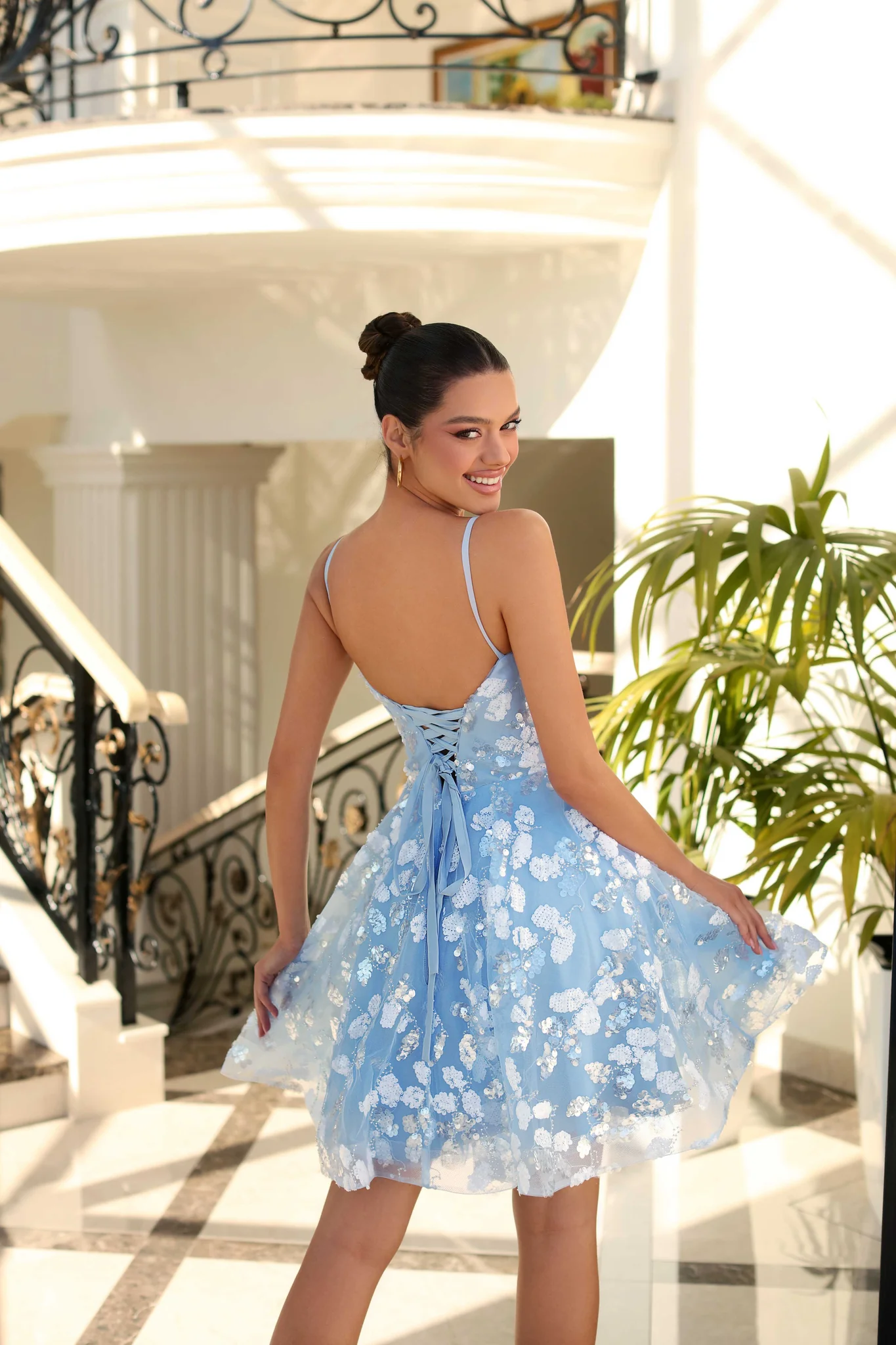 Newest 2023 Mini Prom Dresses, Lace Popular Homecoming Dresses, Short Wedding Guest Dresses