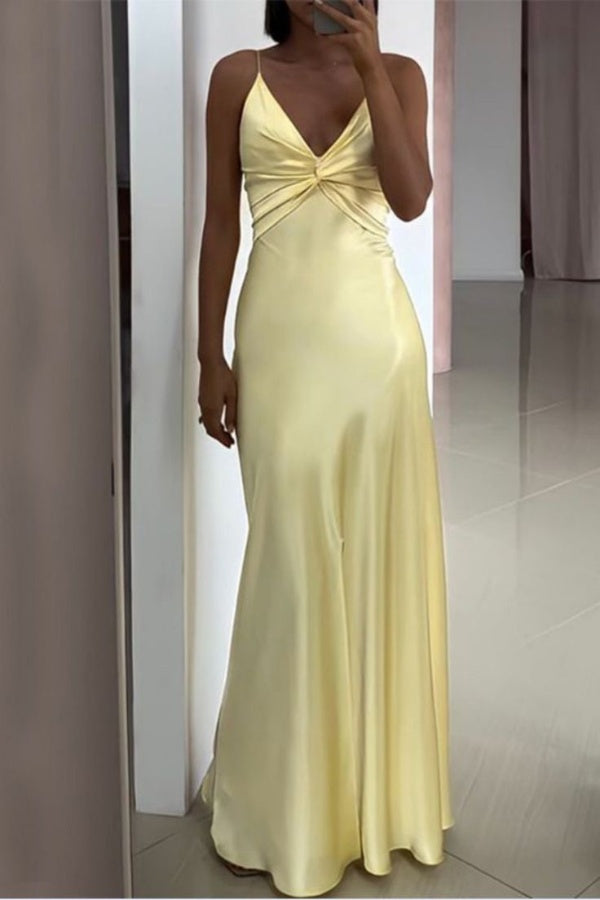 Elegant Wedding Party Dresses, V-neck Newest Long Prom Dresses, Mermaid Popular Bridesmaid Dresses