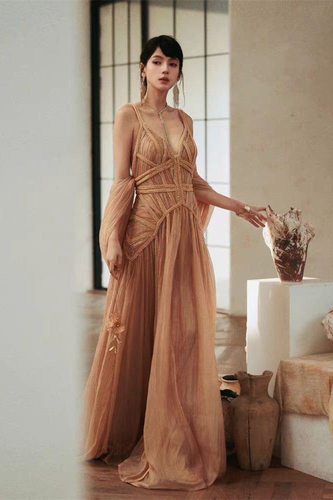 Dune Style Long Prom Dresses, Holiday Dresses, Newest Prom Dresses