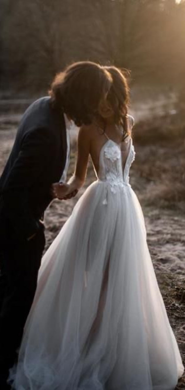 Popular Wedding Dresses, Sexy Wedding Dresses, Open Back Wedding Dresses