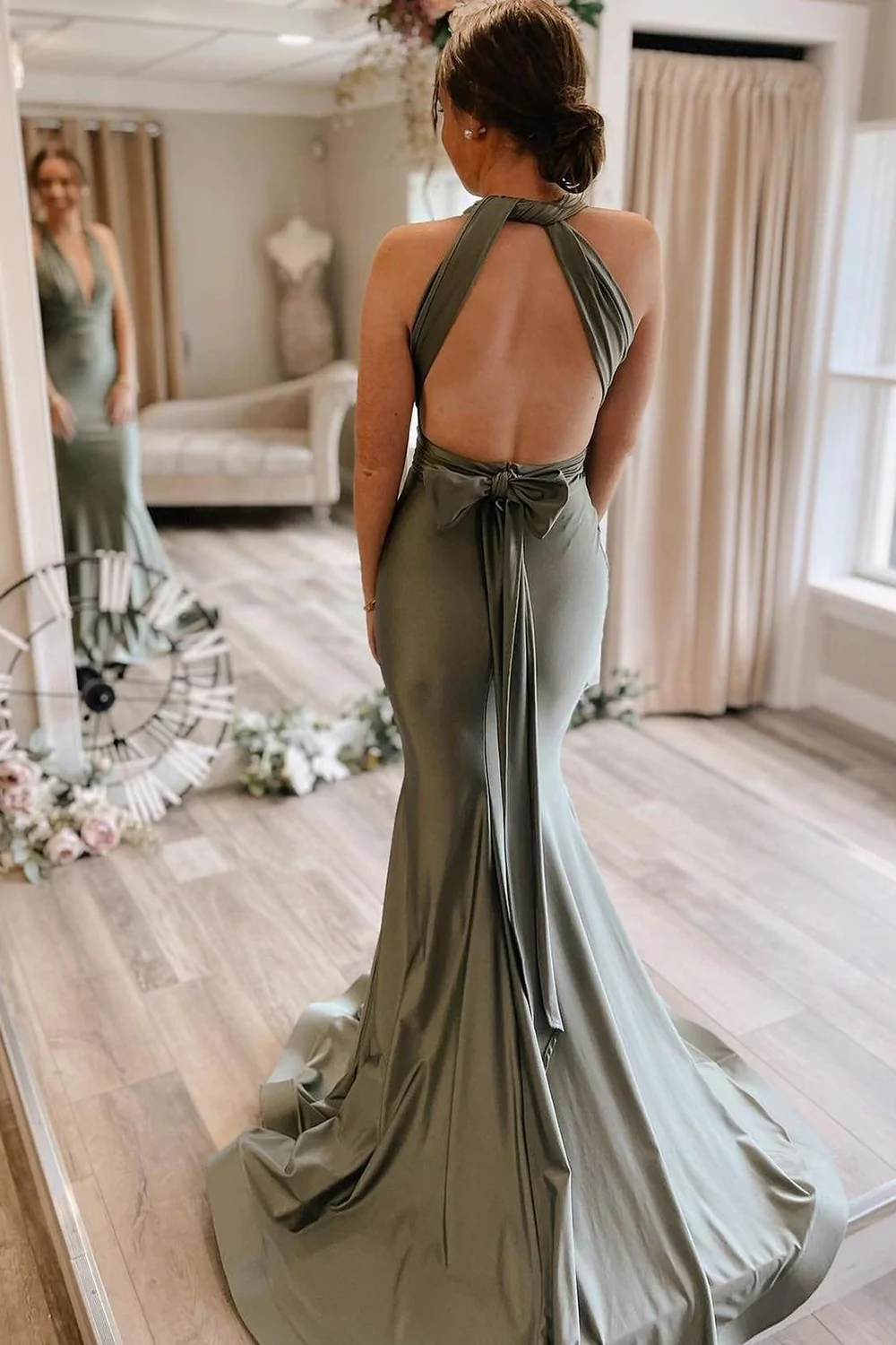 Mismatched Mermaid Popular Newest 2023 Long Prom Dresses, Wedding Bridesmaid Dresses