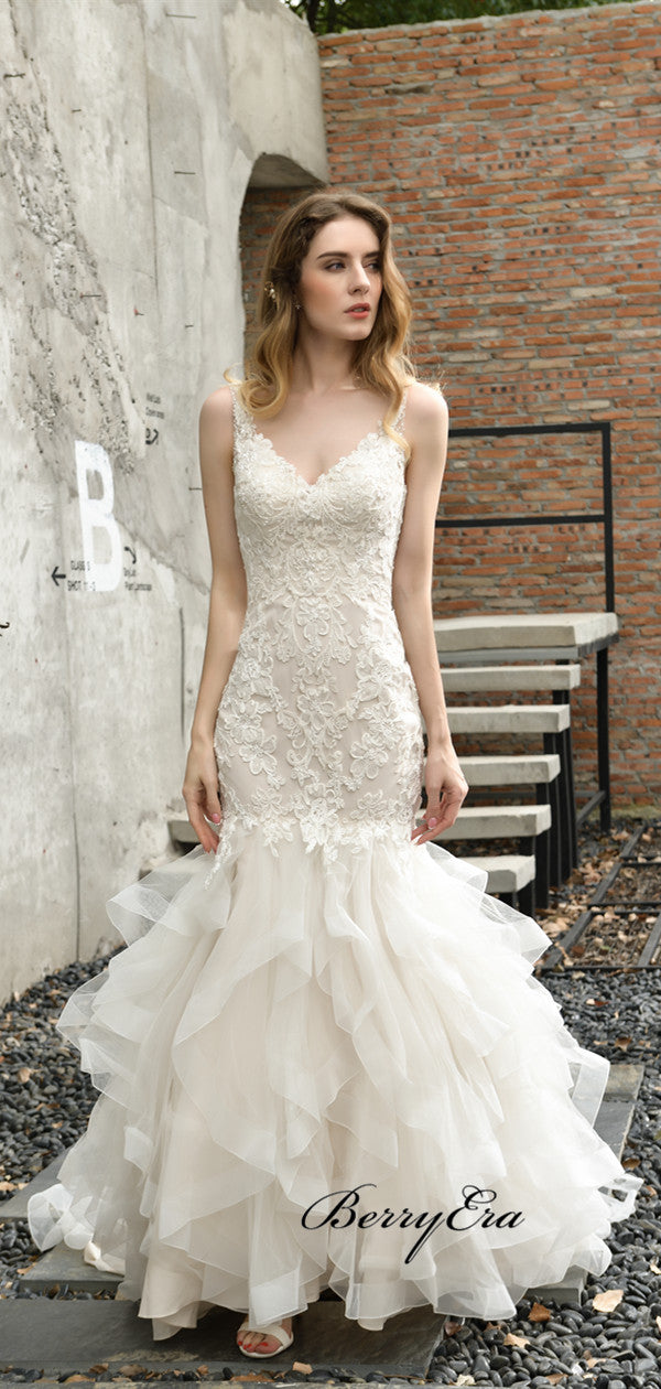 Elegant Lace Wedding Dresses, Newest Wedding Dresses, Bridal Gowns