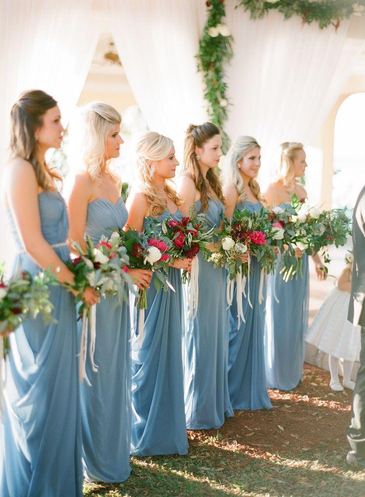 Simple Chiffon Bridesmaid Dresses, Long Bridesmaid Dresses