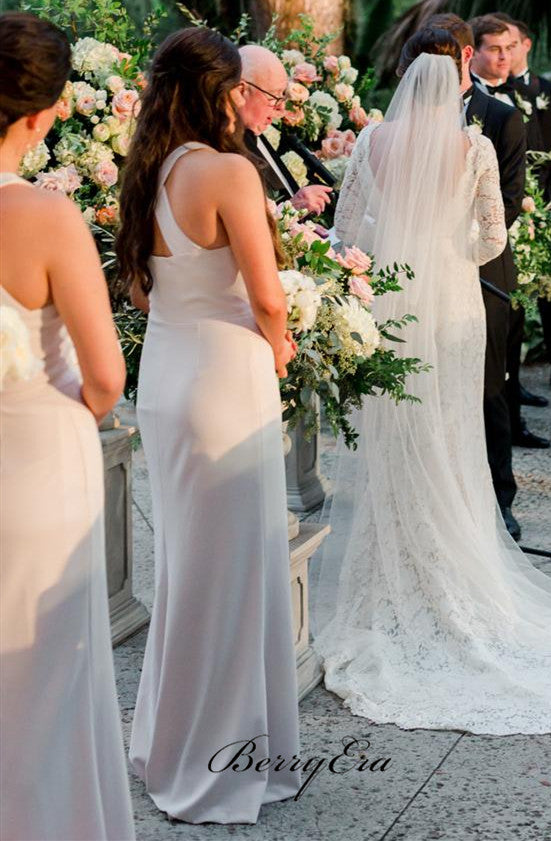 Wedding Bridesmaid Dresses 2019, Custom Design Bridesmaid Dresses