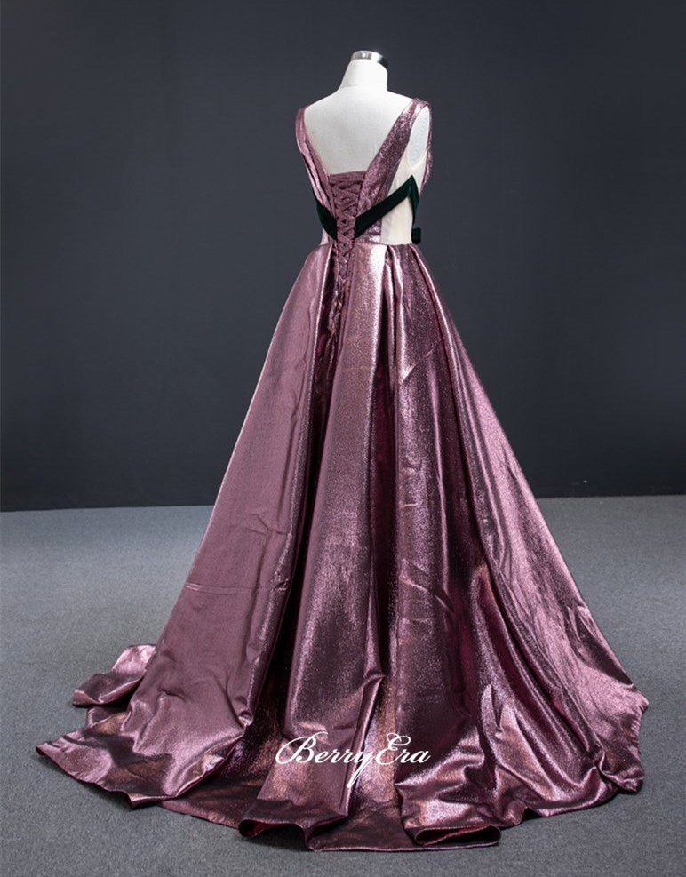 Long A-line Prom Dresses, School Party Prom Dresses, Newest Prom Dresses