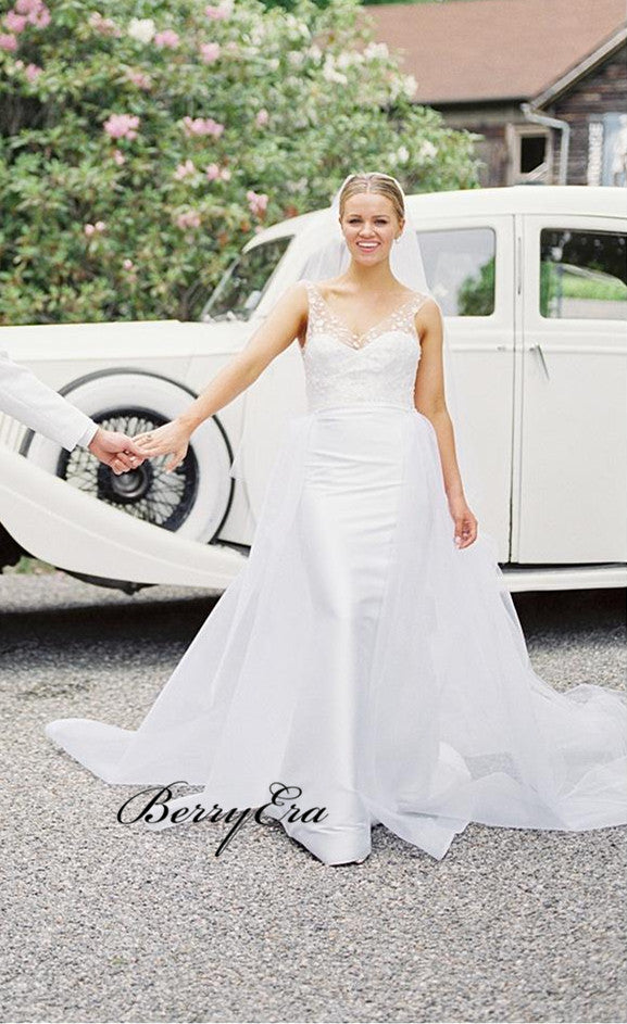 Elegant Fashion Wedding Dresses, Popular Lace Wedding Dresses, Bridal Gowns