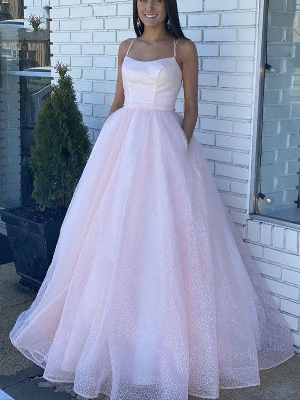 Popular Sequins Long Prom Dresses, Newest 2020 A-line Prom Dresses, Party Dresses