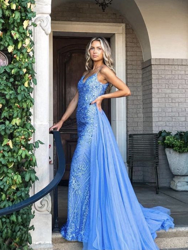 Mermaid Lace Popular Long Prom Dresses 2021, Evening Party Dresses, Girl Graduation Dresses