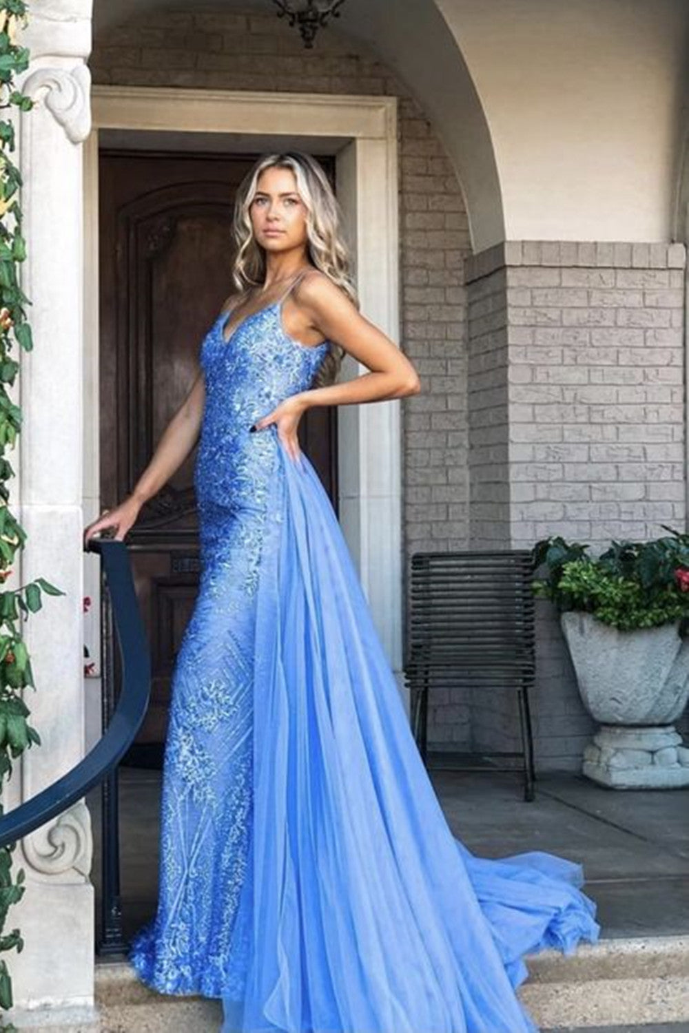 Mermaid Lace Popular Long Prom Dresses 2021, Evening Party Dresses, Girl Graduation Dresses