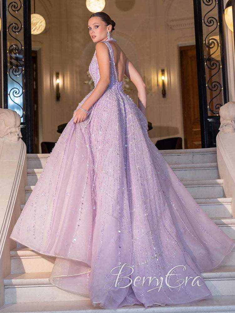 Sexy Luxury Handmade Beaded Prom Dresses, A-line Prom Dresses, 2023 Newest Prom Dresses, Evening Dresses