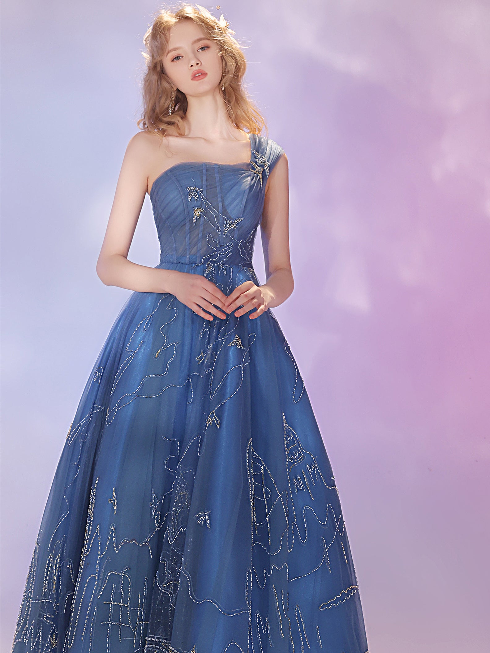 Newest Handmade Prom Dresses, Dora Dresses, A-line Prom Dresses, 2021 Prom Dresses