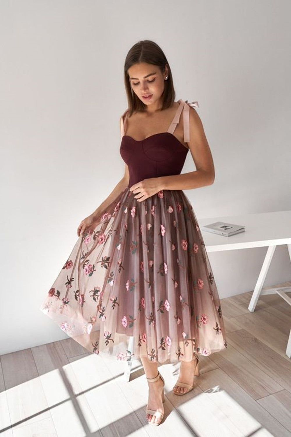 Newest 2022 Girl Graduation Party Prom Dresses, Long Prom Dresses, Popular Princess Evening Dresses