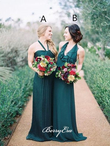 Mismatched Chiffon Long Bridesmaid Dresses, Popular Bridesmaid Dresses